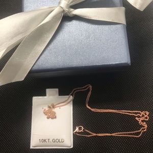 10k rose gold necklace